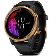 Смарт-годинник Garmin Venu Black/Gold