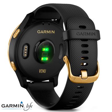 Смарт-годинник Garmin Venu Black/Gold