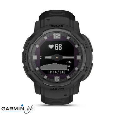 Смарт-годинник Garmin Instinct Crossover Solar - Tactical Edition Black