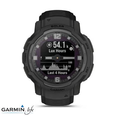 Смарт-годинник Garmin Instinct Crossover Solar - Tactical Edition Black