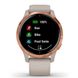 Смарт-годинник Garmin Venu Rose Gold Stainless Steel Bezel w. Light Sand and Silicone B