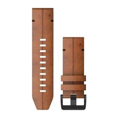 Ремінець Garmin для Fenix 6X 26mm QuickFit Chestnut Leather Band 010-12864-05