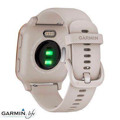 Смарт- годинник Garmin Venu Sq Music Edition Light Sand/Rose Gold