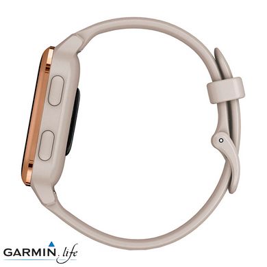 Смарт- годинник Garmin Venu Sq Music Edition Light Sand/Rose Gold