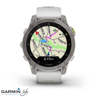 Смарт-годинник Garmin Epix (Gen 2) Sapphire - White Titanium