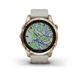 Смарт-часы Garmin Fenix 7S Sapphire Solar C. Gold Titanium w. Light Sand Band