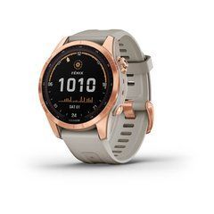 Смарт-часы Garmin Fenix 7S Solar Rose Gold with Light Sand Band