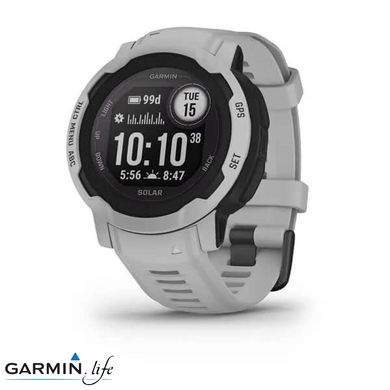 Смарт-годинник Garmin Instinct 2 Solar Mist Gray