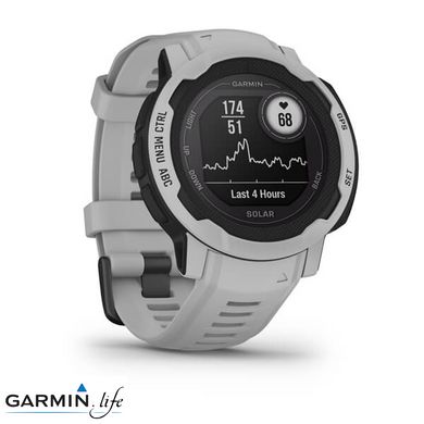 Смарт-годинник Garmin Instinct 2 Solar Mist Gray