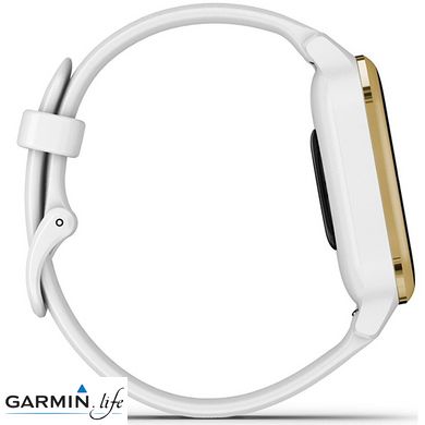 Смарт-годинник Garmin Venu Sq White/Light Gold