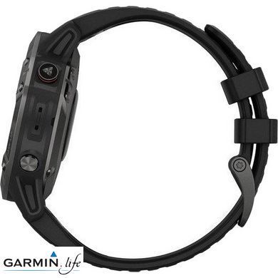 Спортивные часы Garmin Fenix 6 Sapphire Сarbon Grey DLC with Black Band 010-02158-11