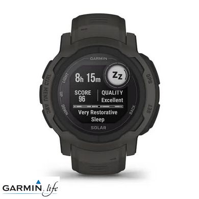 Смарт-годинник Garmin Instinct 2 Solar Graphite 010-02627-00