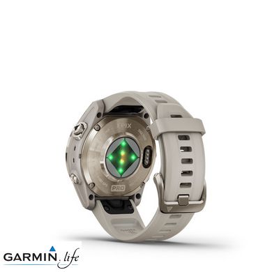 Смарт-годинник Garmin Epix Pro Gen 2 Sapphire 42mm Soft Gold w. Light S. Band