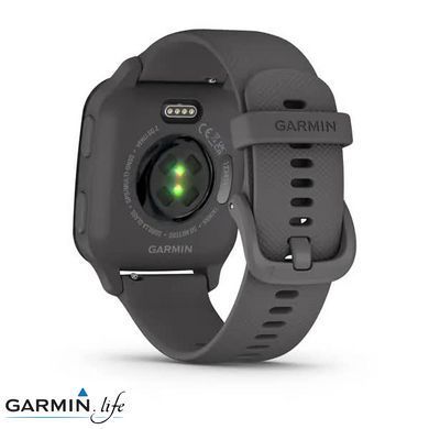 Смарт-годинник Garmin Venu Sq 2 Slate Aluminum Bezel with Shadow Gray Case and Silicone Band