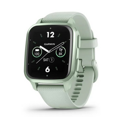 Смарт-годинник Garmin Venu Sq 2 Metallic Mint Aluminum Bezel with Cool Mint Case and Silicone Band