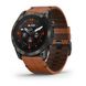 Смарт-годинник Garmin Epix Pro Gen 2 Sapphire 51mm Carbon G. DLC Tit. with Chestnut L. Band