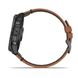 Смарт-годинник Garmin Epix Pro Gen 2 Sapphire 51mm Carbon G. DLC Tit. with Chestnut L. Band