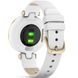 Спортивний годинник Garmin Lily Light Gold Bezel with White Case and Italian Leather Band 010-02384-B3