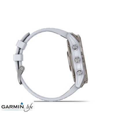 Смарт-годинник Garmin Epix Pro Gen 2 Sapphire 51mm Titanium w. Whitestone Band