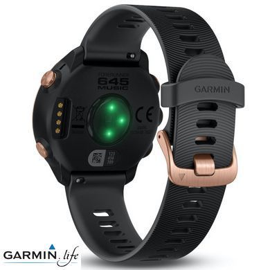 Смарт-годинник Garmin Forerunner 645 Music Black with Rose Gold Hardware