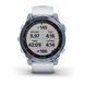 Смарт-годинник Garmin Fenix 7 Sapphire Solar Mineral Blue DLC Titanium with Whitestone Band