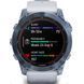 Смарт-годинник Garmin Fenix 7 Sapphire Solar Mineral Blue DLC Titanium with Whitestone Band