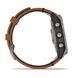 Смарт-годинник Garmin Fenix 7 Sapphire Solar Titanium with Chestnut Leather Band
