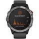 Спортивний годинник  Garmin Fenix 6 Solar Silver with black band 010-02410-00