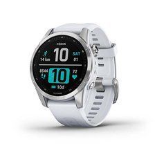 Смарт-часы Garmin Fenix 7S Silver with Whitestone Band