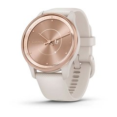 Смарт-годинник Garmin Vivomove Trend Peach Gold S. Steel Bezel w. Ivory Case and S. Band