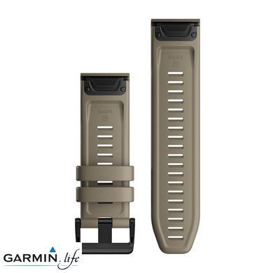 Ремінець Garmin для Fenix 6x 26mm QuickFit Dark Sandstone Silicone bands