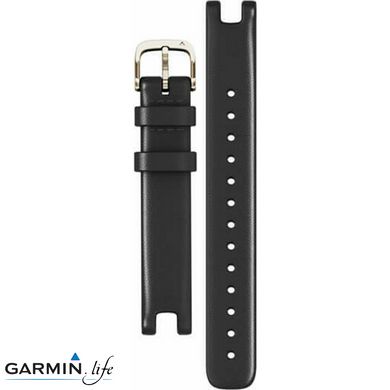 Ремінець Garmin Lily,Black Leather Band for smart watch 010-13068-A1