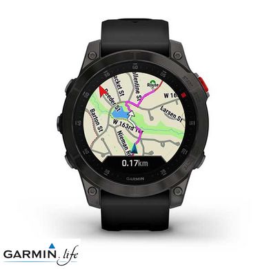 Смарт-годинник Garmin Epix (Gen 2) Sapphire - Black Titanium