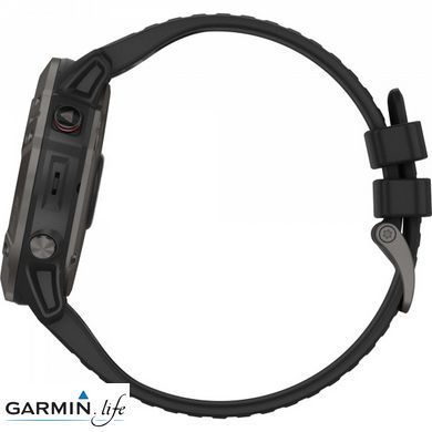 Спортивний годинник Garmin Fenix 6X Pro Sapphire Carbon Grey DLC with Black Band 010-02157-11