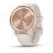 Смарт-годинник Garmin Vivomove Trend Peach Gold S. Steel Bezel w. Ivory Case and S. Band