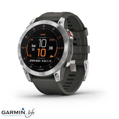 Смарт-годинник Garmin Epix (Gen 2) Slate Steel