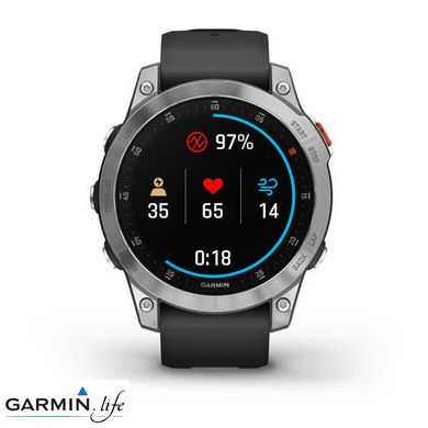 Смарт-годинник Garmin Epix (Gen 2) Slate Steel