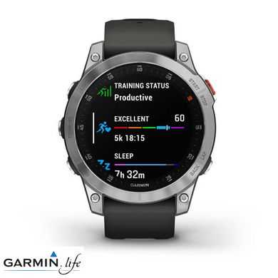 Смарт-годинник Garmin Epix (Gen 2) Slate Steel