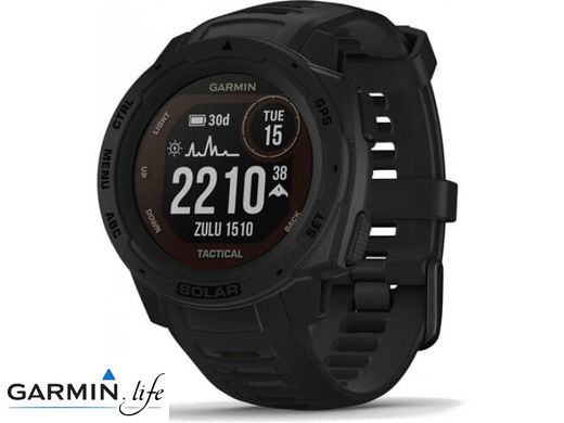 Смарт-годинник Garmin Instinct Solar Tactical Edition Black