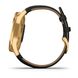 Смарт-годинник Garmin vivomove Luxe Pure Gold-Black Leather