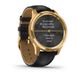 Смарт-годинник Garmin vivomove Luxe Pure Gold-Black Leather