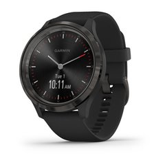 Смарт-годинник Garmin Vivomove 3 Slate Stainless Steel Bezel w. Black and Silicone B.