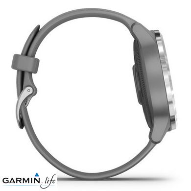 Смарт-годинник Garmin vivoactive 4S Powder Gray/Silver 010-02172-03