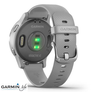 Смарт-годинник Garmin vivoactive 4S Powder Gray/Silver 010-02172-03