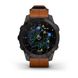 Смарт-годинник Garmin Epix (Gen 2) Sapphire - B. Titanium w. Chestnut L. Band