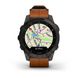 Смарт-годинник Garmin Epix (Gen 2) Sapphire - B. Titanium w. Chestnut L. Band