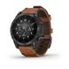 Смарт-годинник Garmin Epix (Gen 2) Sapphire - B. Titanium w. Chestnut L. Band