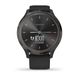 Смарт-годинник Garmin Vivomove 3 Slate Stainless Steel Bezel w. Black and Silicone B.