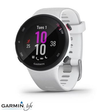 Смарт-годинник Garmin Forerunner 255S Music Whitestone 010-02641-33