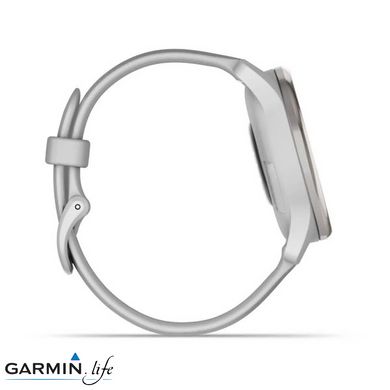 Смарт-годинник Garmin Vivomove Trend Silver S. Steel Bezel w. Mist Gray Case and S. Band